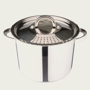 PENTOLA CUOCI E SCOLA IN ACCIAIO INOX 22CM