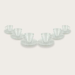 SET 6 TAZZE VIVA ESPRESSO CON PIATTINO 11CL