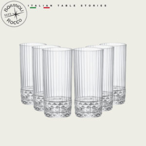 SET 6 BICCHIERI BORMIOLI AMERICA '20S LONG DRINK