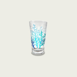 TUMBLER BLU CORAL ALTO IN PLASTICA ACRILICA