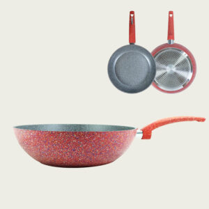 WOK LINEA CORAL IN ALLUMINIO