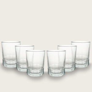 SET 6 BICCHIERI IN VETRO SONIA 27 CL