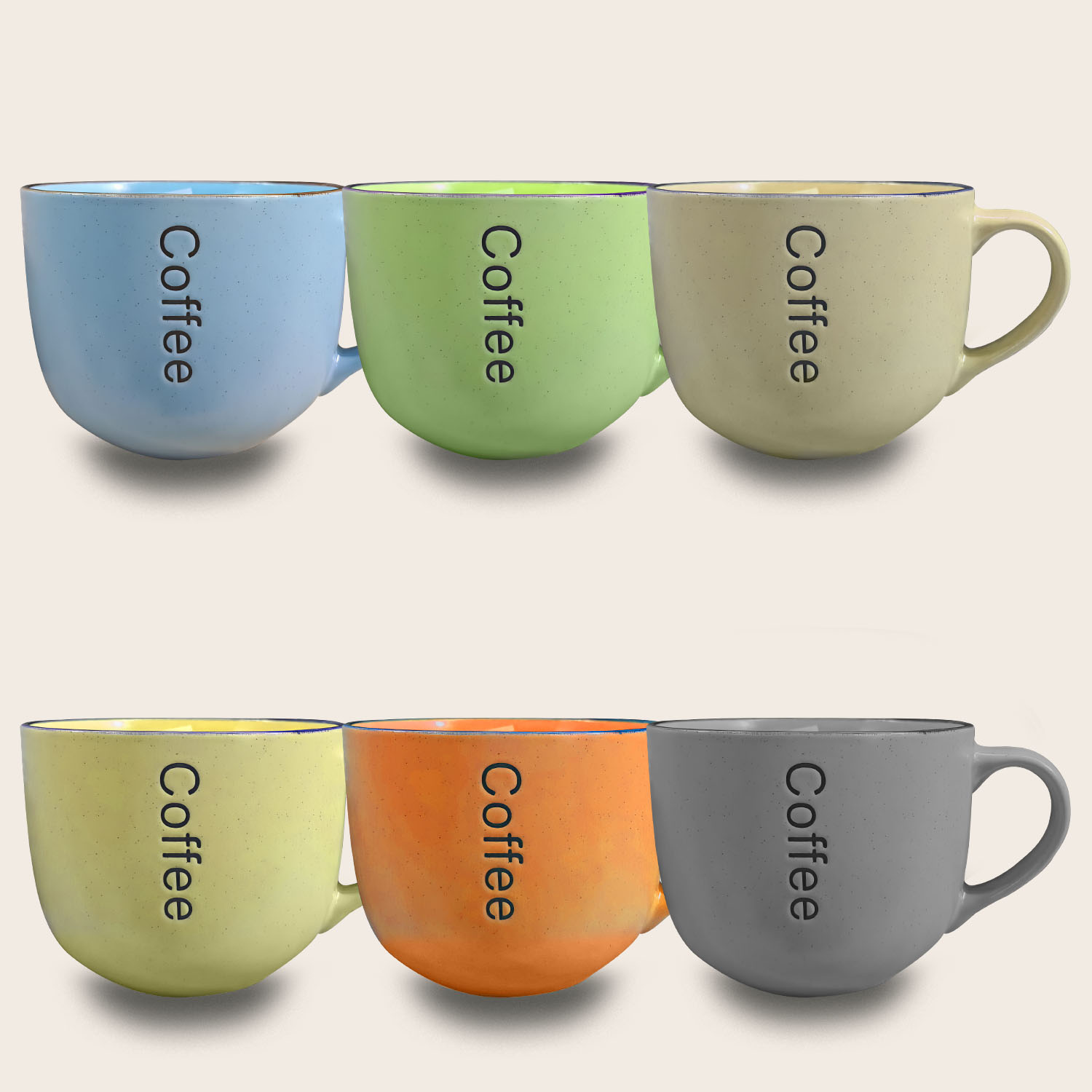 Tazza jumbo colori assortiti