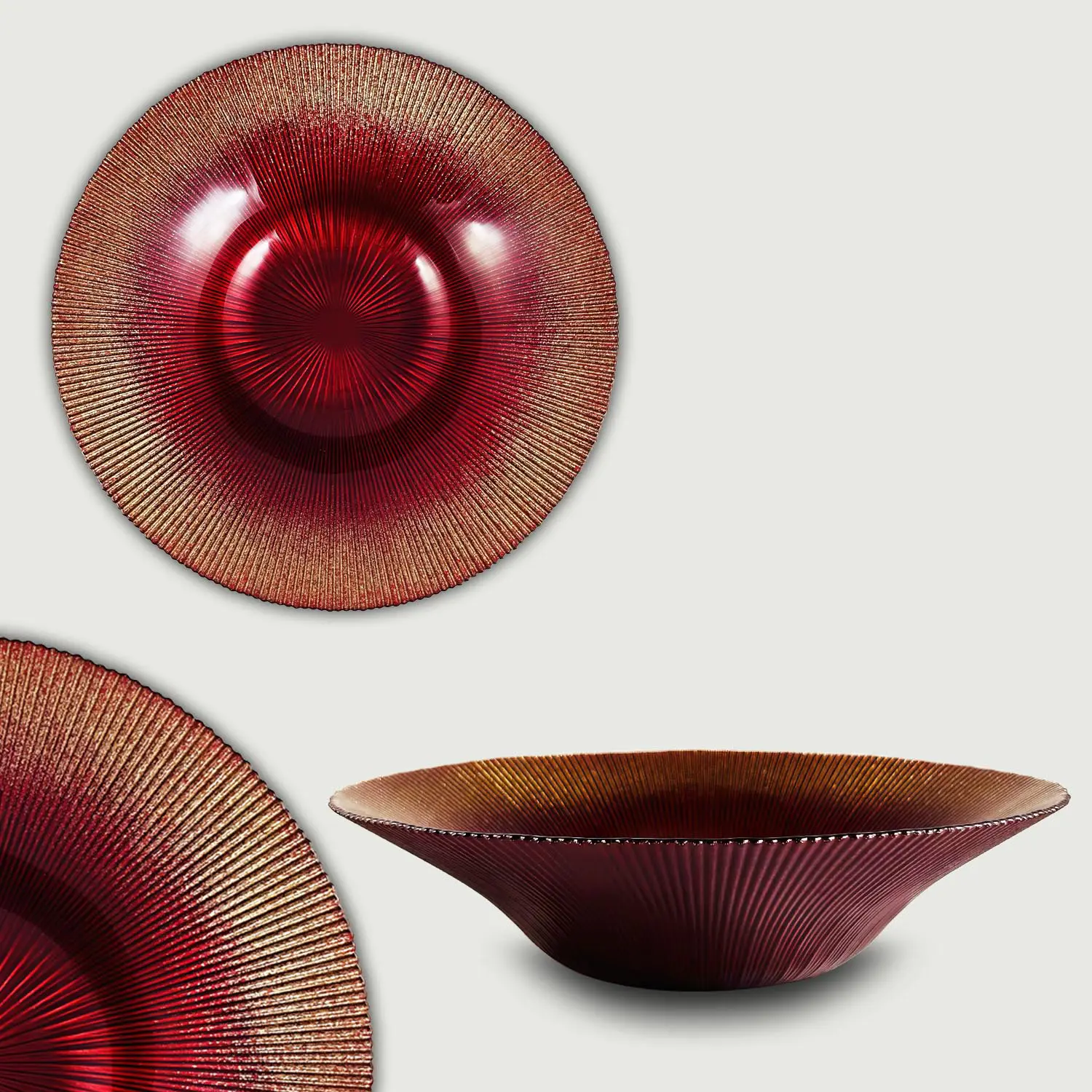 Bowl radiant in vetro Ø 30 Cm